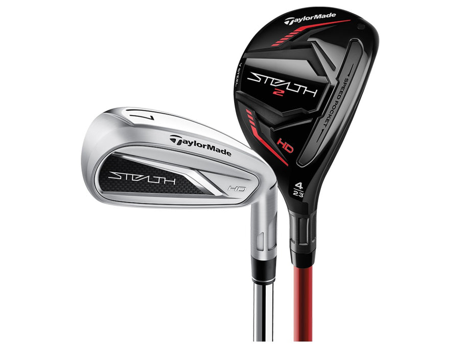 TaylorMade Stealth HD Combo with 2 Hybrids Iron Set